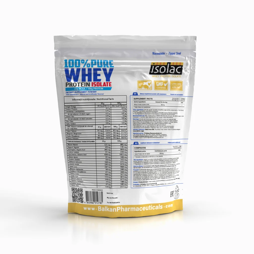 WHEY ISOLATE 100% PURE Proteine Chocolate